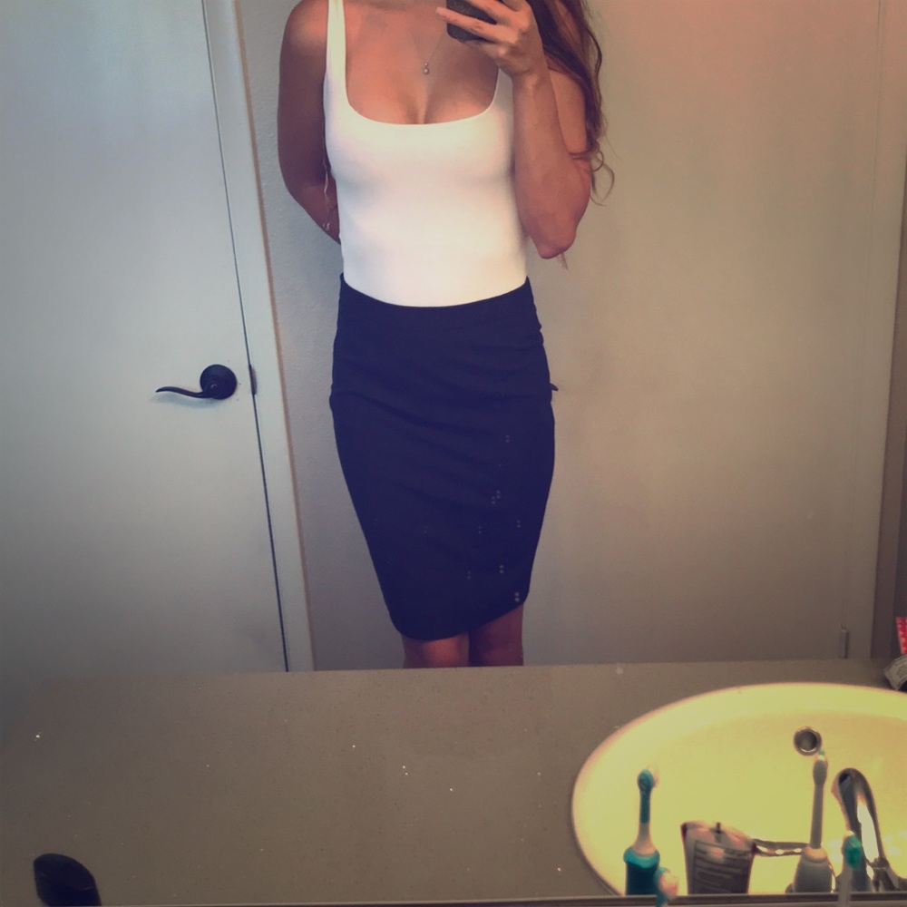The Limited Navy Blue pencil skirt
